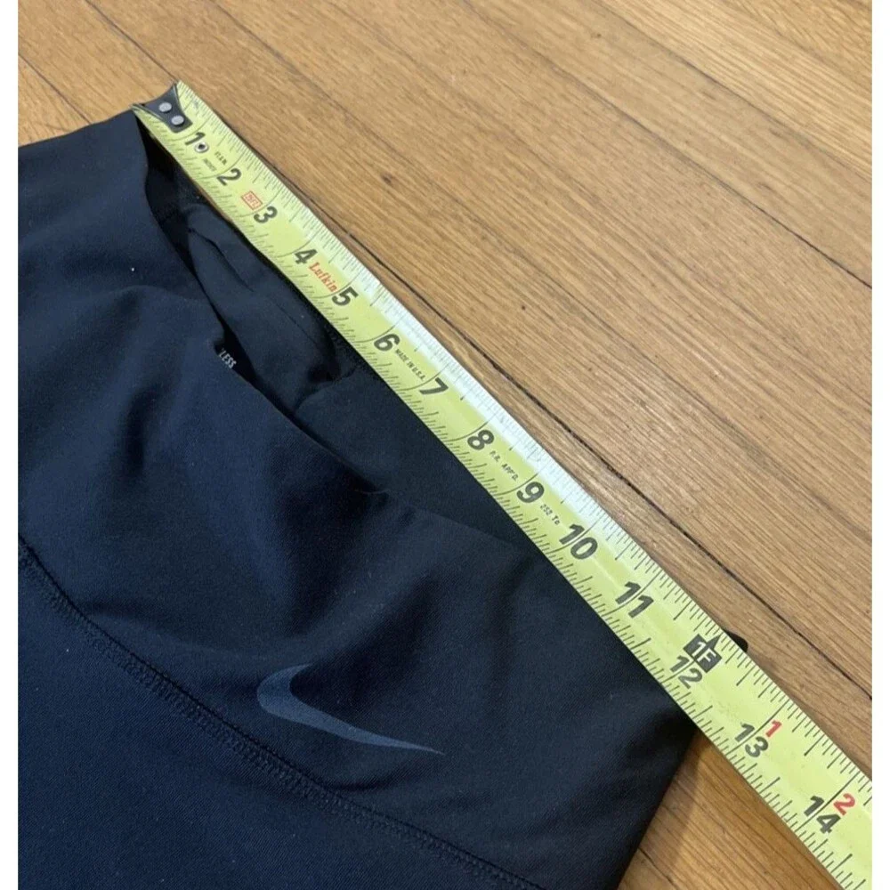 Nike Leggings Just Do It Spell Out Run Training Yoga Women's Small Black
